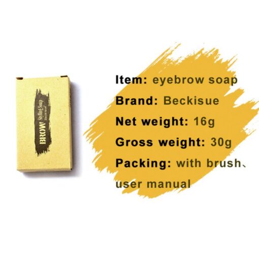 1PC 3D Feathery Brows Setting Gel Waterproof Soap Brow Makeup Kit Lasting Eyebrow Gel Women Eyebrow Tint Pomade Cosmetics TSLM2