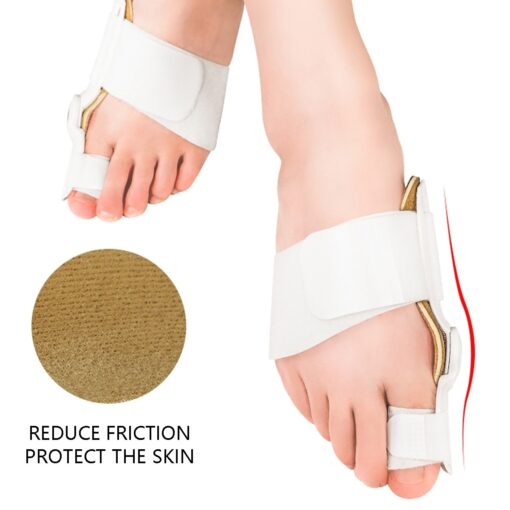 USA 2Pcs Toe Protector Feet Care Pedicure Tool Bunion Hallux Valgus Corrector Orthopedic Supplies Big Toe Splint Straightener